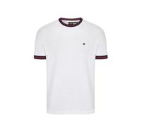 Merc of London Redbridge Camiseta, Blanco, S para Hombre