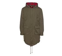Merc of London Tobias Parka Abrigo, Vert (Combat Green), XL para Hombre
