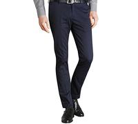 Merc of London Winston 30L, Pantalón chino para hombre, Azul marino, W28/L30