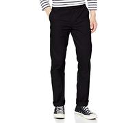 Merc of London Winston - Pantalón Chino para Hombre, color Negro, talla W28/L34
