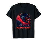 Mercado Bestia Comercio Poder Concepto Camiseta