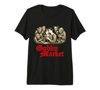 Mercado de Duendes Christina Rossetti Poesía gótica de Cuento de Hadas Camiseta Premium