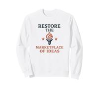 Mercado de Ideas Antorcha de Libertad de expresión Sudadera