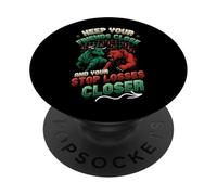 Mercado de valores Bull Bear Stop Losses Day Trader Funny Trading PopSockets PopGrip Adhesivo