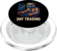 Mercado de valores divertido Bulldog Day Trading PopSockets PopGrip para MagSafe
