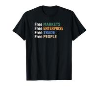 Mercados Libres Libre Empresa Libre Comercio Camiseta