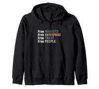 Mercados Libres Libre Empresa Libre Comercio Sudadera con Capucha