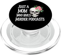 Mercancía de crímenes Reales para Madres Que aman asesinatos Podcasts Mujeres PopSockets PopGrip para MagSafe