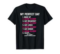 Mercancía de K-Pop y K-Pop de My Day Routine Camiseta