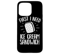 Mercancía de sándwich de Helado | Diseño Divertido para Amantes de los sándwiches Carcasa para iPhone 15 Pro MAX