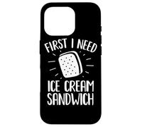 Mercancía de sándwich de Helado | Diseño Divertido para Amantes de los sándwiches Carcasa para iPhone 16 Pro