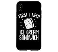 Mercancía de sándwich de Helado | Diseño Divertido para Amantes de los sándwiches Carcasa para iPhone XS MAX
