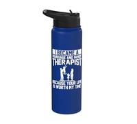 Mercancía de terapeuta matrimonial y familiar - Diseño lindo de terapeutas Stainless Steel Insulated Water Bottle