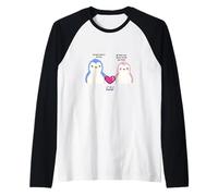 Mercancía Oficial de Pudgy Penguins | BF & GF | Duo Pengu & Polly Camiseta Manga Raglan