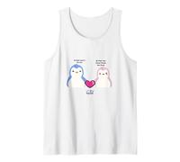 Mercancía Oficial de Pudgy Penguins | BF & GF | Duo Pengu & Polly Camiseta sin Mangas