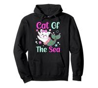 Mercat Gato del Mar Sirena Gato Sudadera con Capucha