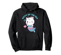 Mercat Kitty of The Sea Mermaid Cat Sudadera con Capucha