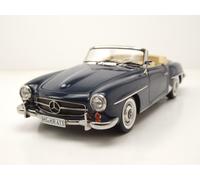 Mercedes 190 SL Cabrio 1957 Azul Oscuro Modelo De Coche 1:18 Norev