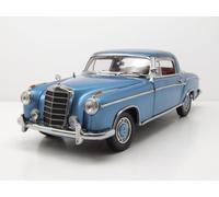 Mercedes 220 Se Coupé W128 1958 Azul Claro Metálico a Escala 1:18 Sun Star