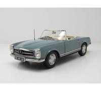 Mercedes 230 SL Pagoda W113 1963 Azul Knockin On Heavens Door Modelo 1:18 Norev