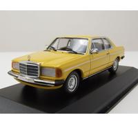 Mercedes 230CE W123 1976 Amarillo Beige Coche a Escala 1:43 Maxichamps