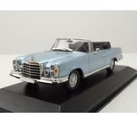 Mercedes 280 SE 3.5 Cabrio W111 1970 Azul Modelo de Coche 1:43 Maxichamps