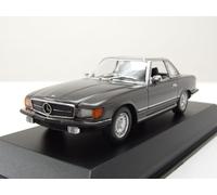 Mercedes 350 Sl Cabrio Hardtop R107 1974 Gris Metálico 1:43 Maxichamps