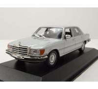 Mercedes 450 SEL W116 1972 Plata Modelo De Coche 1:43 Maxichamps