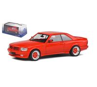 Mercedes 560 Sec AMG Wide Body 1990 Signal Rojo 1:43 Modelo 4310902 Solido