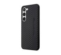Mercedes AMG Funda para Galaxy S23 Diseño lujoso con efecto carbono, Negro