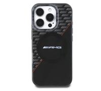 Mercedes AMG Funda protectora para iPhone 16 Pro Rhombs, / Rojo
