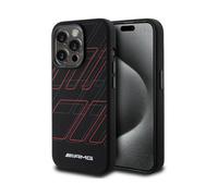 Mercedes-AMG Funda Rombo Grande MagSafe Negro - iPhone 15 Pro