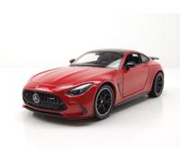 Mercedes AMG GT Sportwagen Modelo 1:24 Welly Rojo Metálico Negro