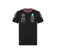 Mercedes AMG Petronas Camiseta del Equipo F1 2024 para niños - Negro - Tamaño: 128