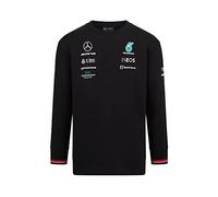 Mercedes AMG Petronas Equipo de Fórmula Uno - Mercancía oficial de Fórmula 1 - Sudadera del equipo 2022 - Negro - S, Negro