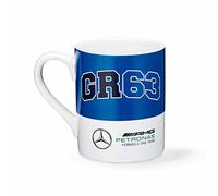 Mercedes AMG Petronas Equipo de Fórmula Uno - Taza George Russell - Azul - Tamaño: 310ml/10z