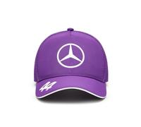 Mercedes AMG Petronas F1 2024 Lewis Hamilton Driver Trucker Hat - Blac