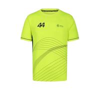 Mercedes AMG Petronas F1 Lewis Hamilton Camiseta Deportiva para Hombre - Neón - Tamaño: XL