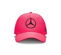 Mercedes AMG Petronas Formula One Team - Gorra de Lewis Hamilton 2023 - Rosa neón - Talla única