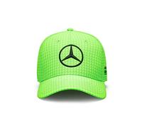 Mercedes AMG Petronas Gorra infantil Lewis Hamilton 2023 Verde neón Talla única