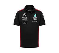 Mercedes AMG Petronas Formula One Team - Polo del Equipo 2023 - Negro - Talla: S