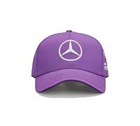Mercedes AMG Petronas Formula One Team - Producto Oficial de Fórmula 1 - Gorra del Equipo Lewis Hamilton 2022 - Morado - Talla única, Morado (