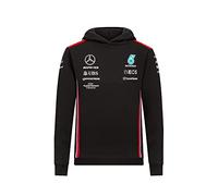 Mercedes AMG Petronas Formula One Team - Sudadera con Capucha del Equipo 2023 - Negro - Talla: 092