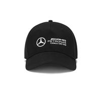 Mercedes AMG Petronas Gorra para niños F1 con Logo del Equipo en 3D - Negro - Talla única
