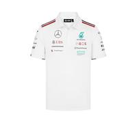 Mercedes AMG Petronas Polo F1 2024 Hombre - Blanco - Tamaño: S