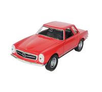 Mercedes-Benz 1963 230SL - Modelo de coche de metal con motor de extracción Welly 4 variantes 3 (rojo)