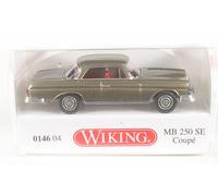 Wiking 014604 H0 Coche Modelo Mercedes Benz 250 SE Coupé, gris visón metálico