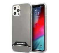 Mercedes Benz AMG AMHCP12MTCBW - Carcasa para iPhone 12/12 Pro, transparente