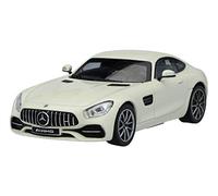 Mercedes-Benz AMG, Maqueta Coche GT Coupé C190, Color Blanco Diamante Bright, Metal. Model Car. Producto Oficial.
