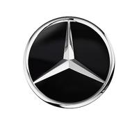 Mercedes-Benz Collection - Cubierta para buje de rueda, diseño de estrella, color negro mate